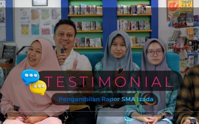 Pengambilan Rapor di SMA Izada